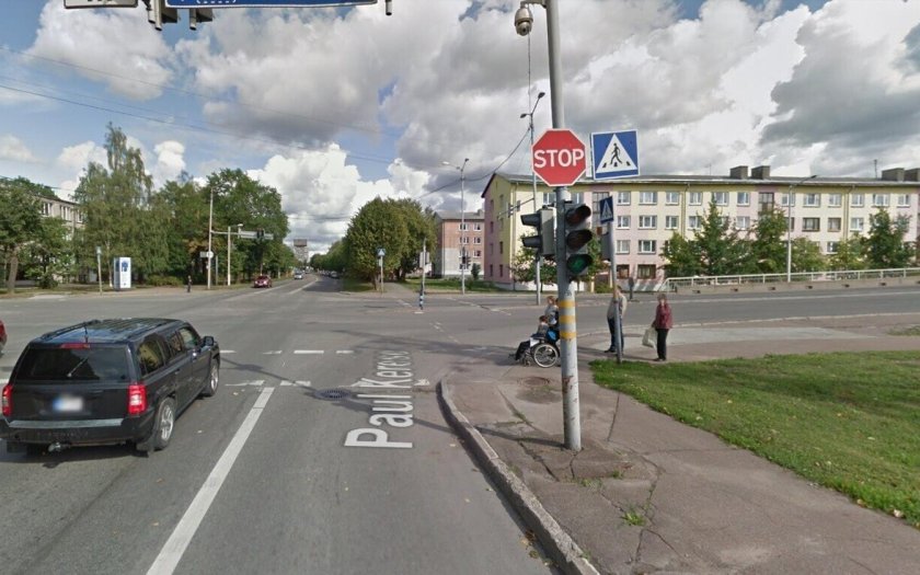 В Нарве улица Кереса