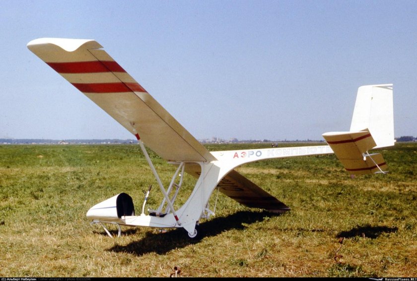 Ультралайт биплан самолет