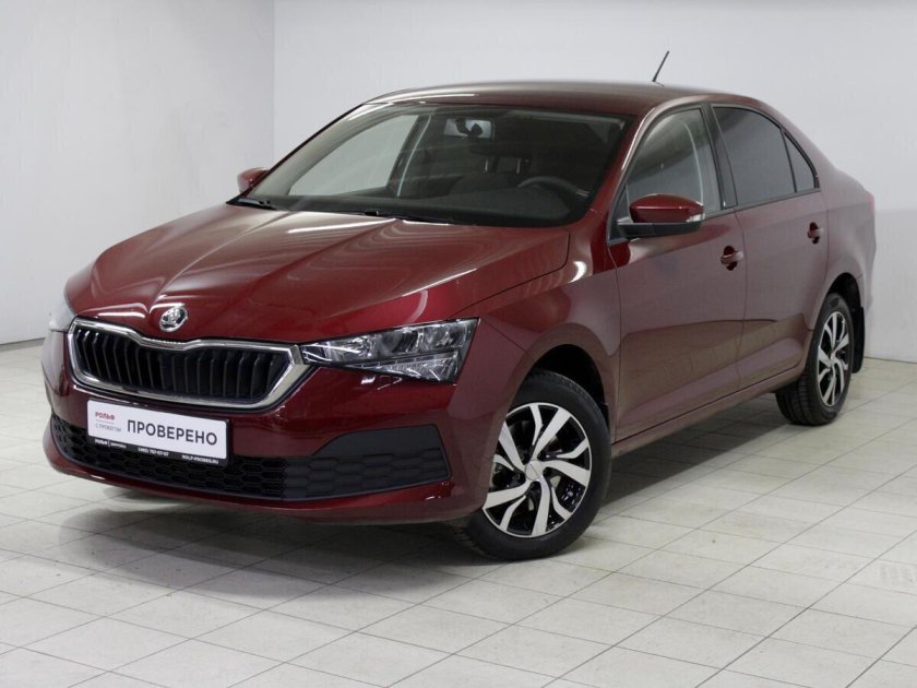 Красные Skoda Rapid 2