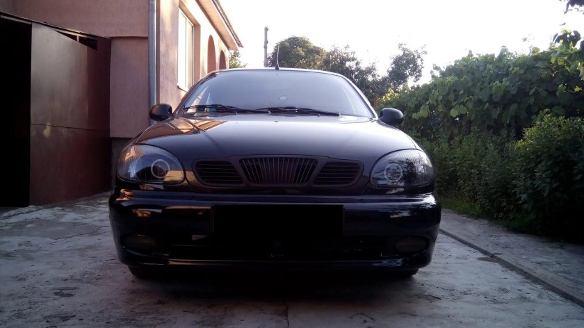 Фары Ланос 9 черные