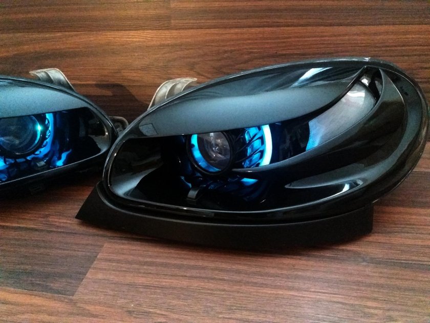 Тюнинговые фары на Ланос