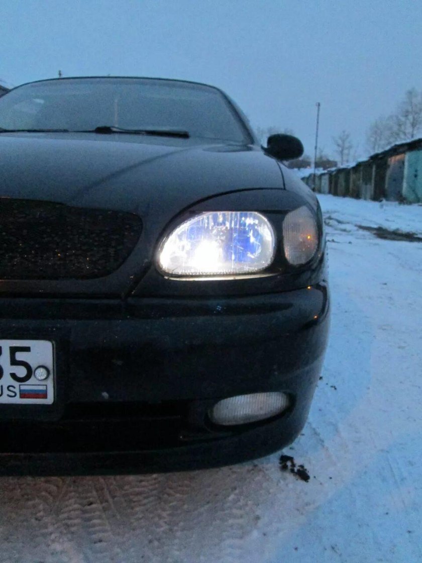 Chevrolet lanos тонировка фар