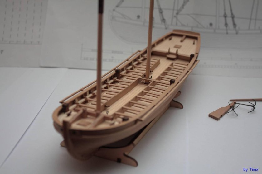 Дубель шлюпка модель