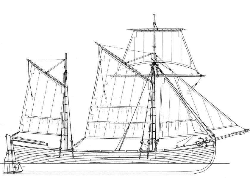 Яхта Святой Петр 1693 чертежи