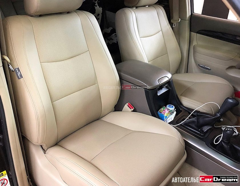 Прадо 120 салон кожа