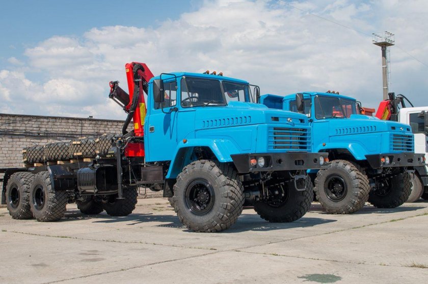 КРАЗ 63221 лесовоз