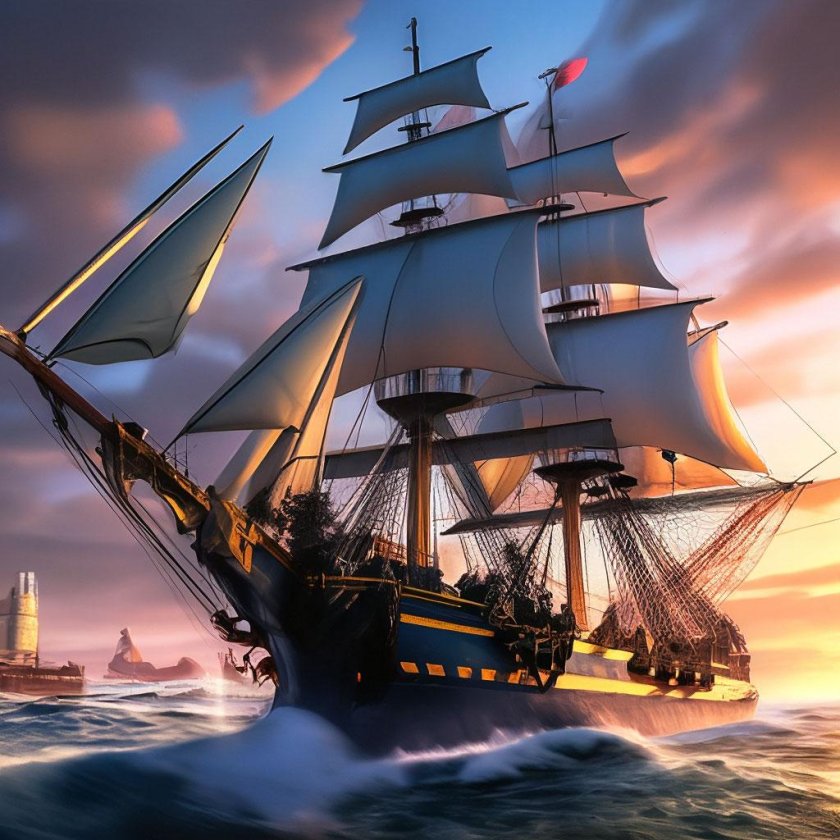 Парусные корабли