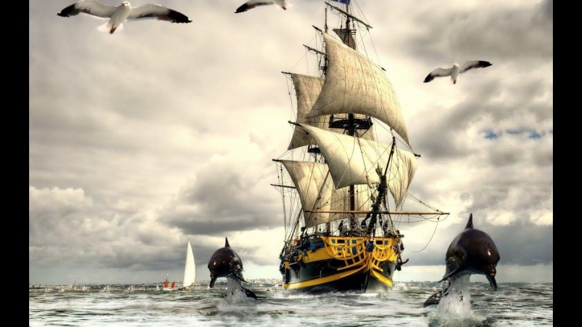 Старинные корабли