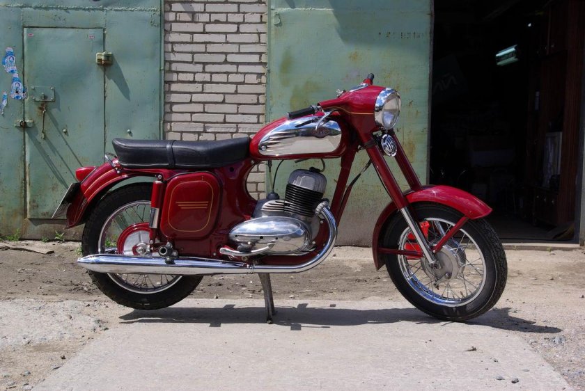 Мотоцикл Ява 350 старушка