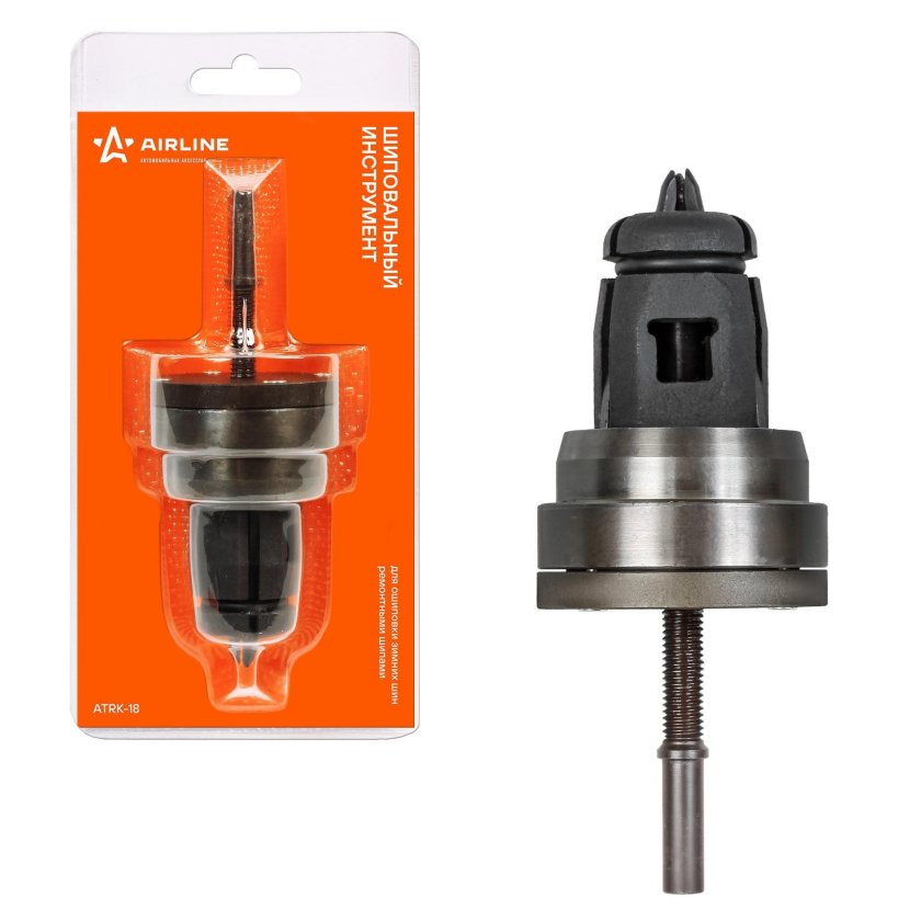 Инструмент насадка на шуруповерт для ручной ошиповки шин Airline atrk-18