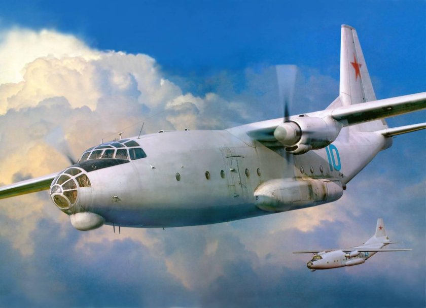 Ан 12 военно транспортный самолёт