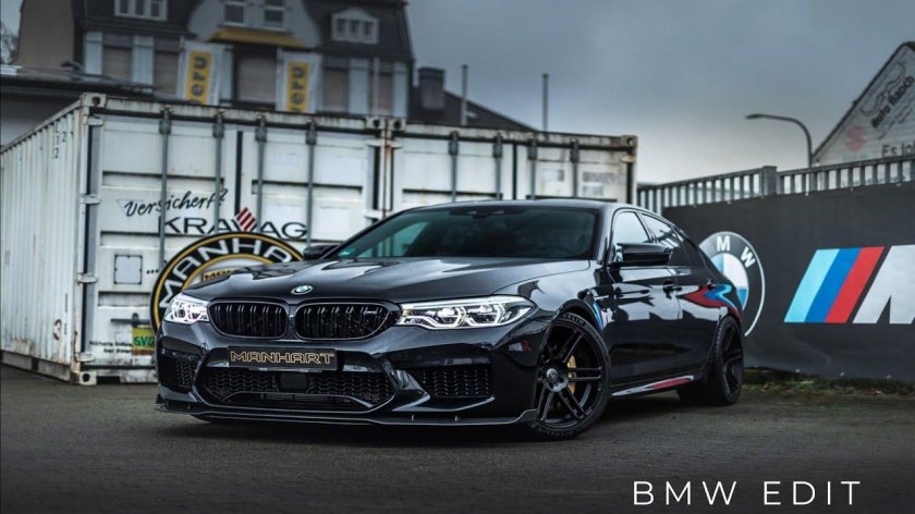 BMW m5 f90 Competition черная