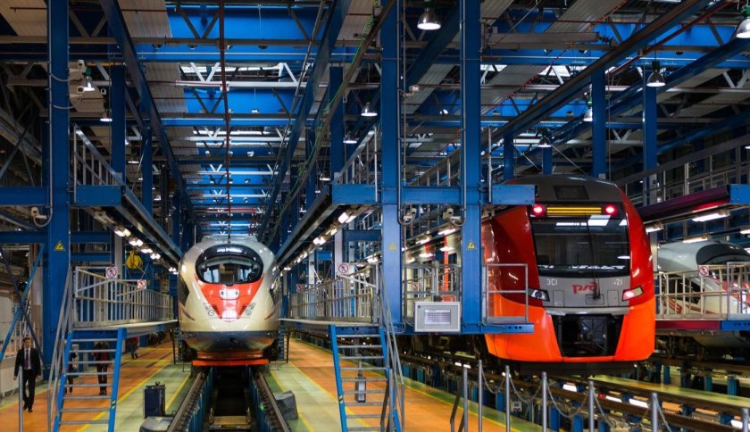 Депо Сапсанов в Металлострое