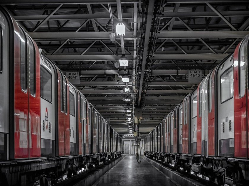 Депо для поездов Англия