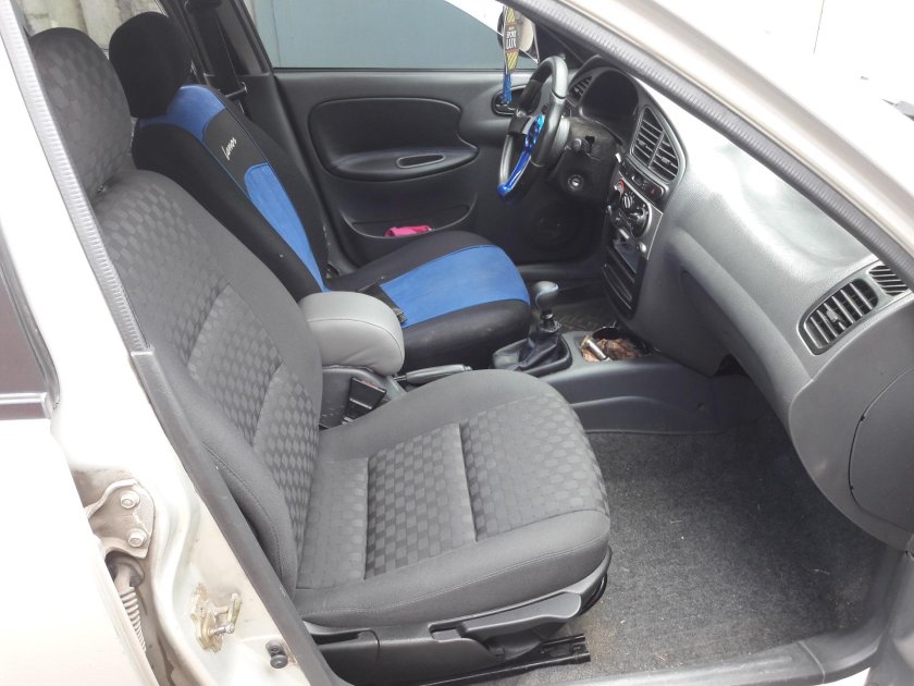 Кожаный салон Ланос