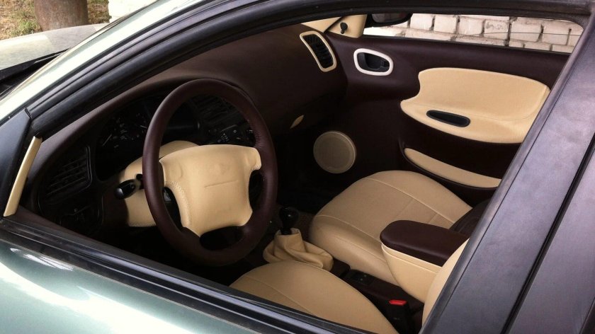 Шевроле Ланос кожа