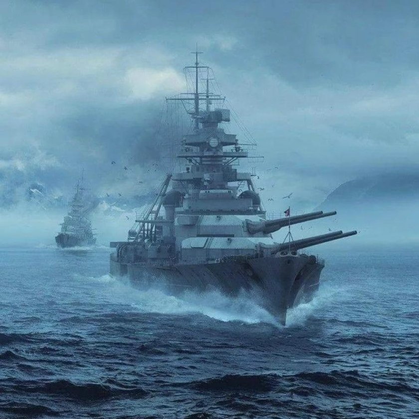 Корабль линкор бисмарк