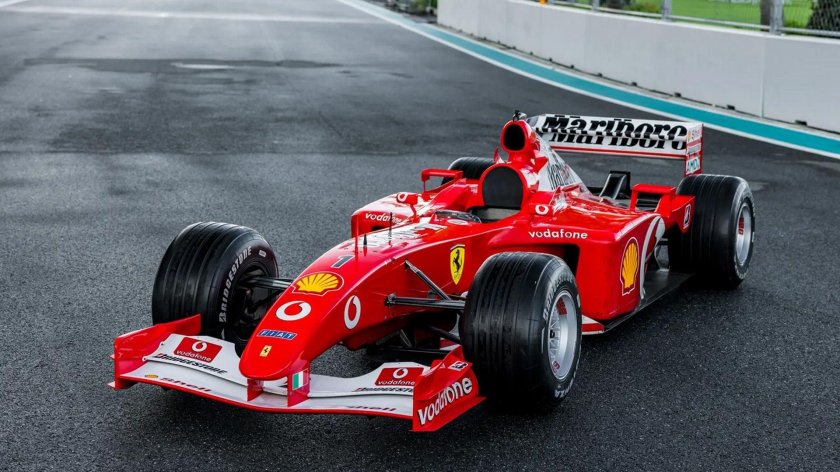 Ferrari f2002 михаэль шумахер 2002