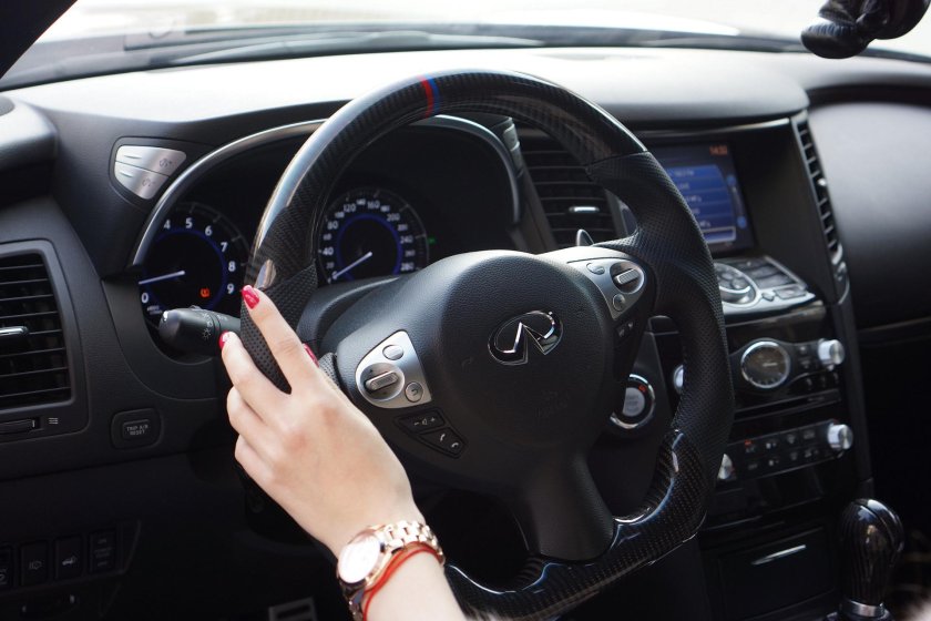 Руль на Инфинити fx37