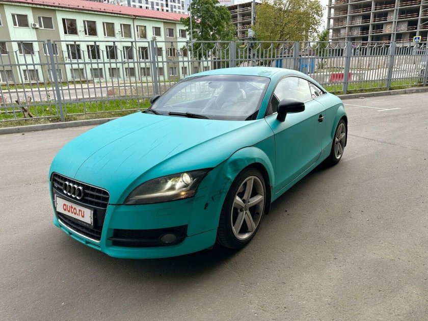 Ауди ТТ зеленая