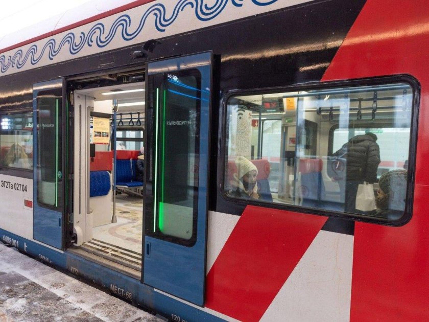 Электричка Дмитровское на Москва