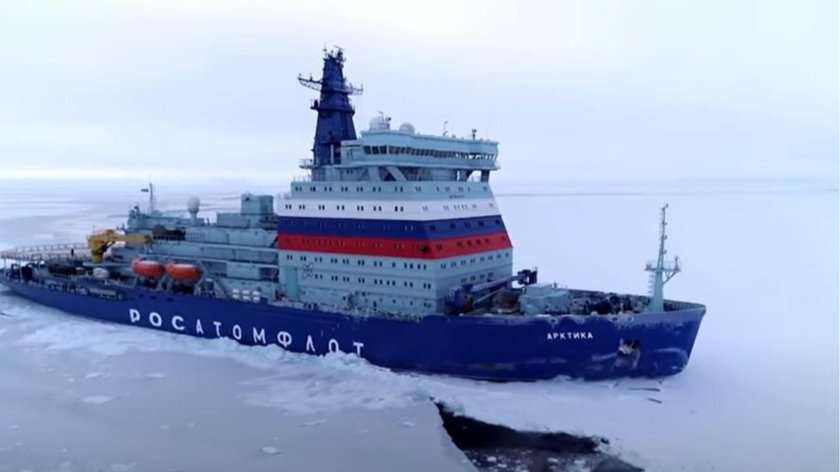 Атомный ледокол Сибирь 2021 год