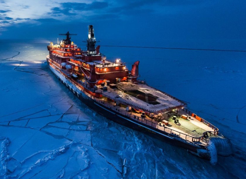 50 Лет Победы атомный ледокол