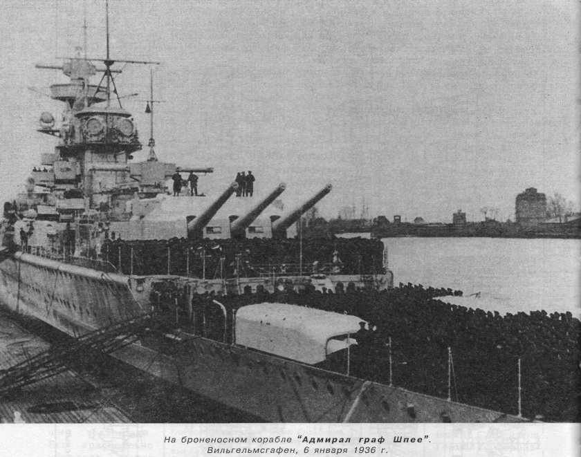 Линкор Шарнхорст 1936