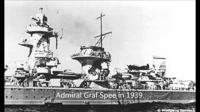 Немецкий крейсер Адмирал Граф Шпее