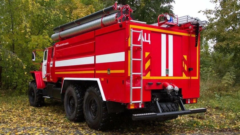 Урал 4320 пожарная автоцистерна