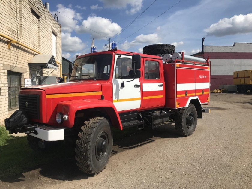 Автоцистерна пожарная АЦ 1,6-40 (ГАЗ-3308)