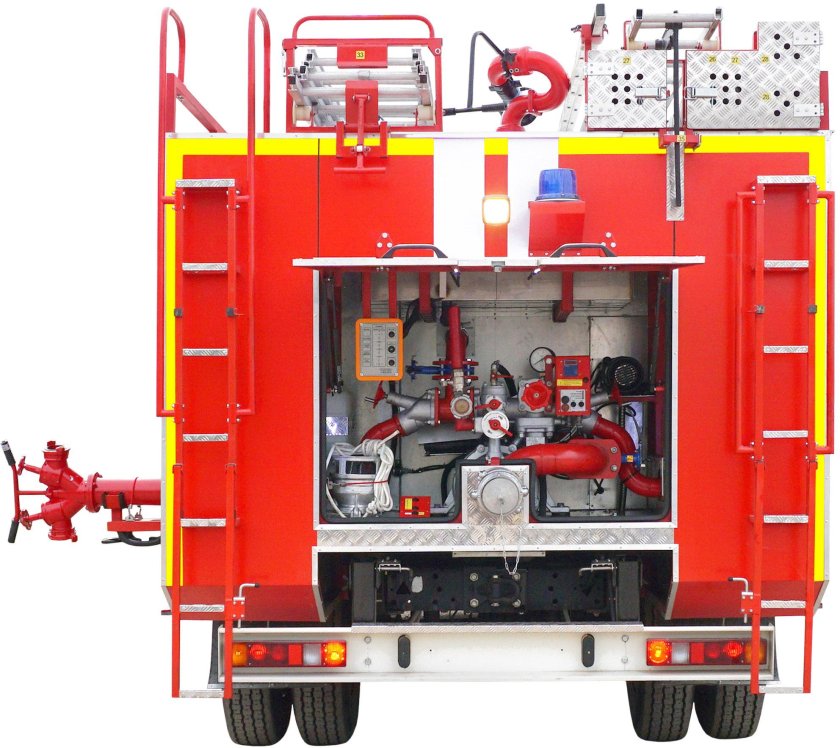 ПТВ пожарного автомобиля АЦ-40 Урал