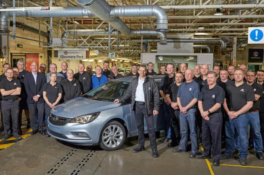 Завод Опель в Англии