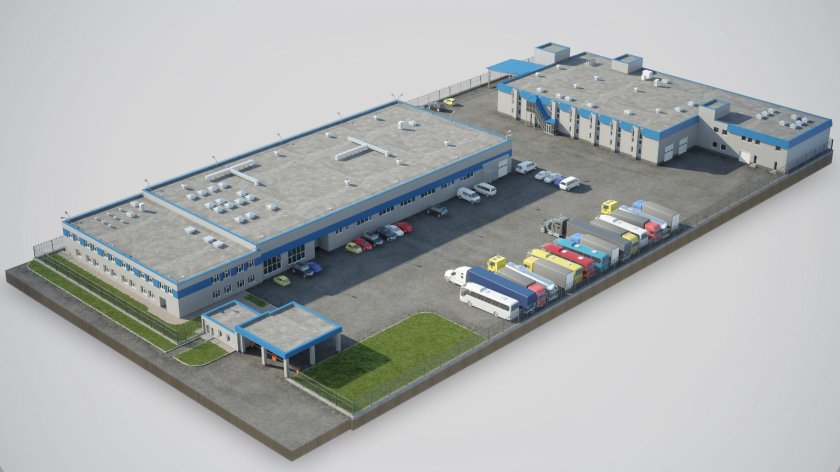 Индустриальный парк фабрика