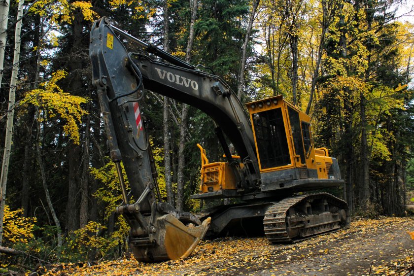 Лесной экскаватор Volvo