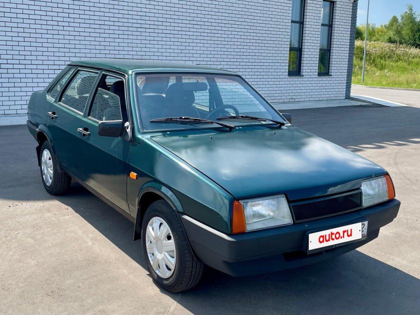 Ваз 21099 тёмно зелёная
