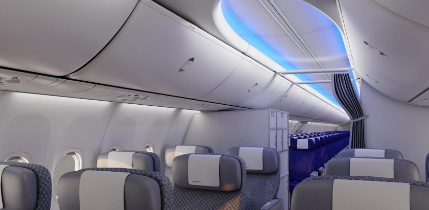 Самолеты Боинг 737-900 салон