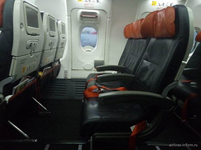 Боинг 737 800 Туркиш Эйрлайнс салон