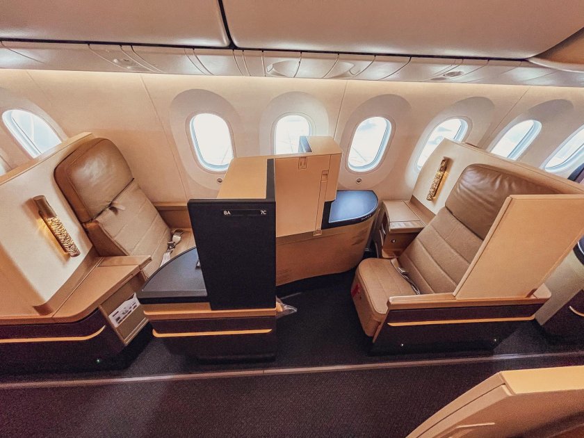 Boeing 787 Etihad Business class