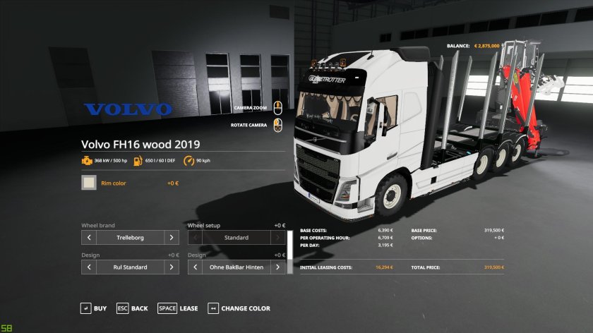 FS 19 Volvo fh16