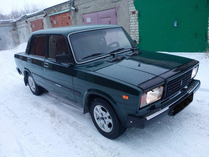 Ваз 2107 тёмно зелёная