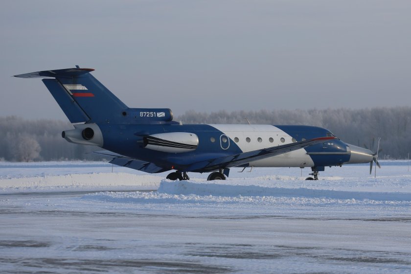 Як-40 СИБНИА летающая лаборатория