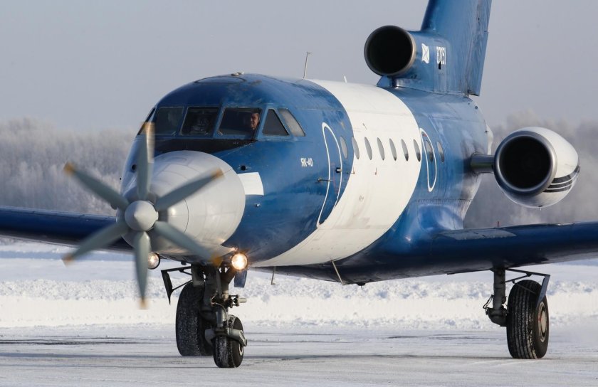 Як-40 с электродвигателем Макс 2021