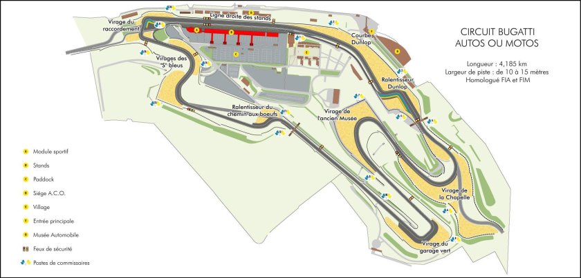 Ле ман схема трассы
