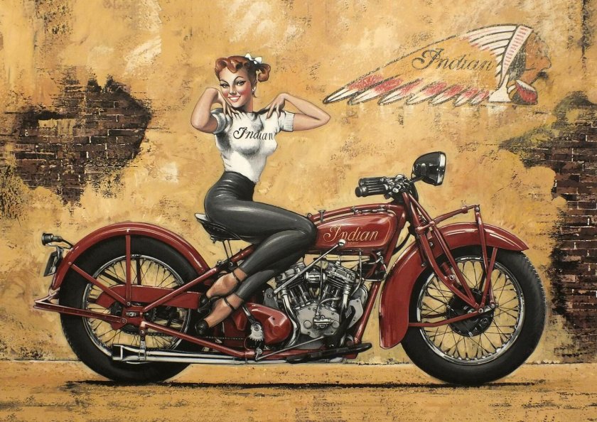 Мотоциклы в ретро стиле