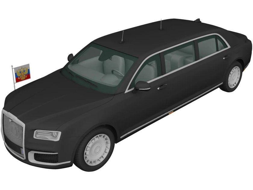 Аурус 3d модель