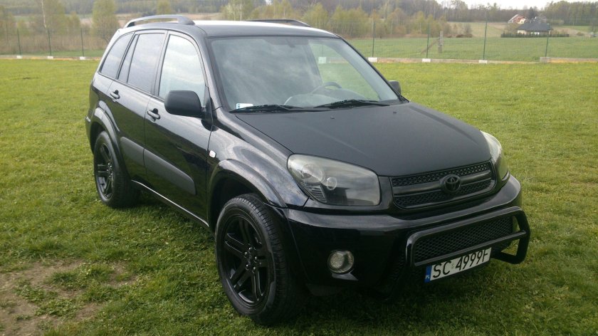 Toyota rav4 2003 чёрный