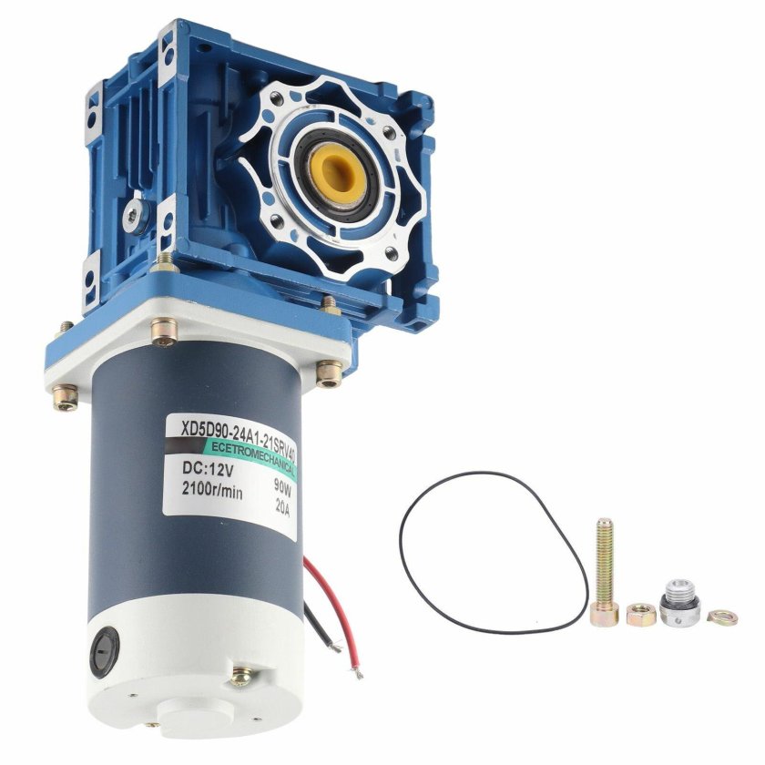 Мотор редуктор 24 в постоянного тока червячный