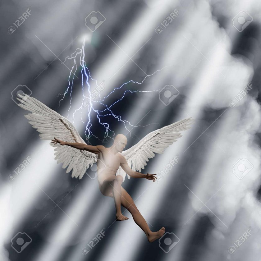 Ангел пытается взлететь арт