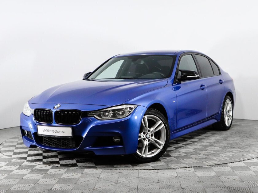 БМВ 3 серии синяя
